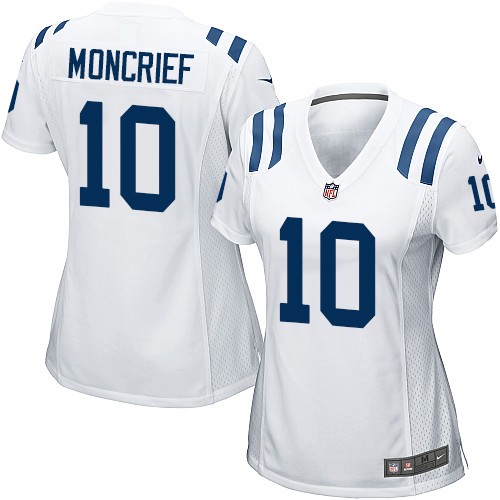 Women's Game Donte Moncrief Nike Jersey White Road - #10 NFL Indianapolis Colts